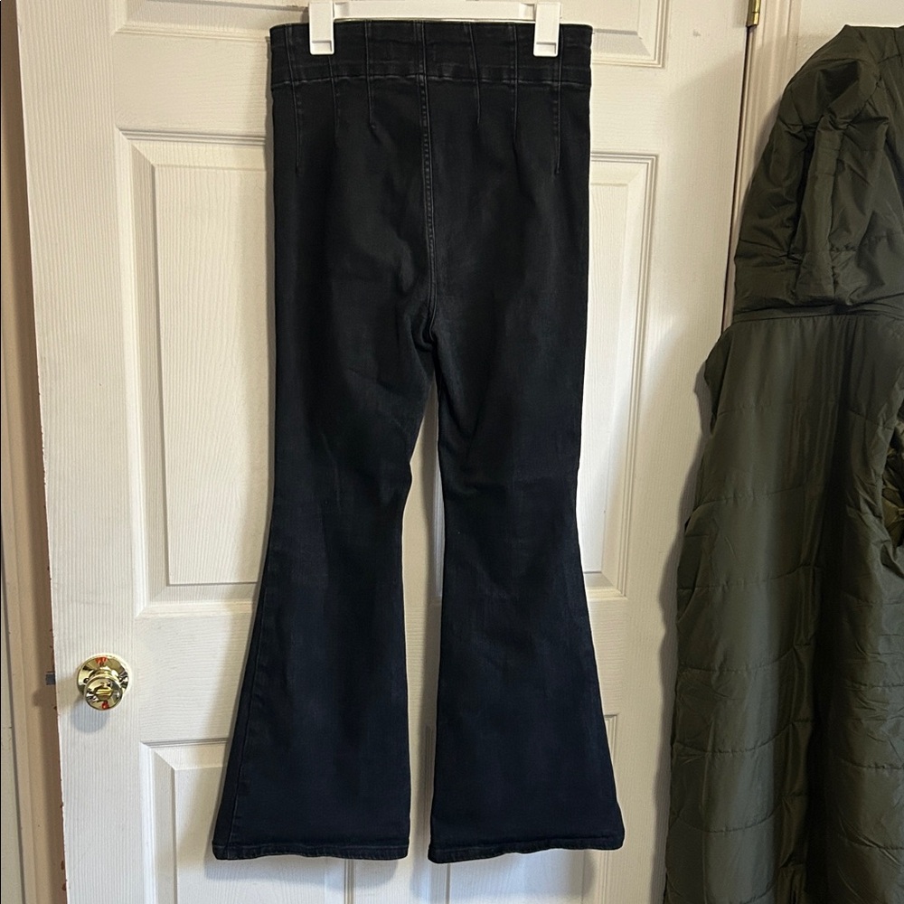 We The Free Black High-Rise Flare Jeans - Picture 4 of 7